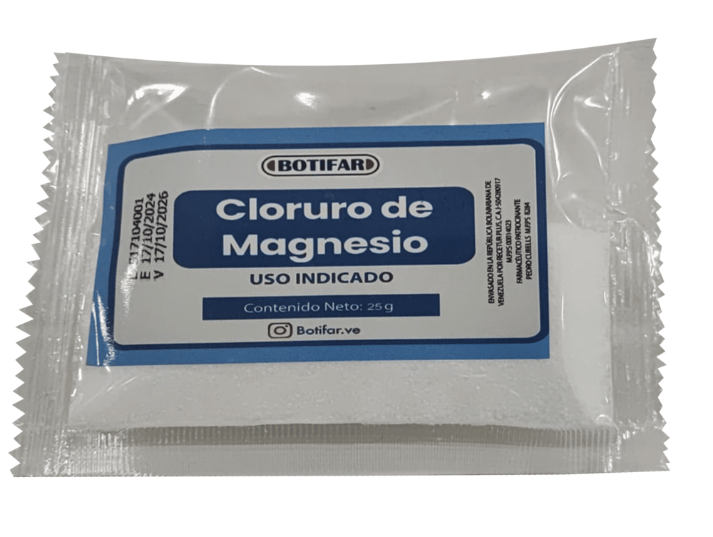 CLORURO DE MAGNESIO 25GR